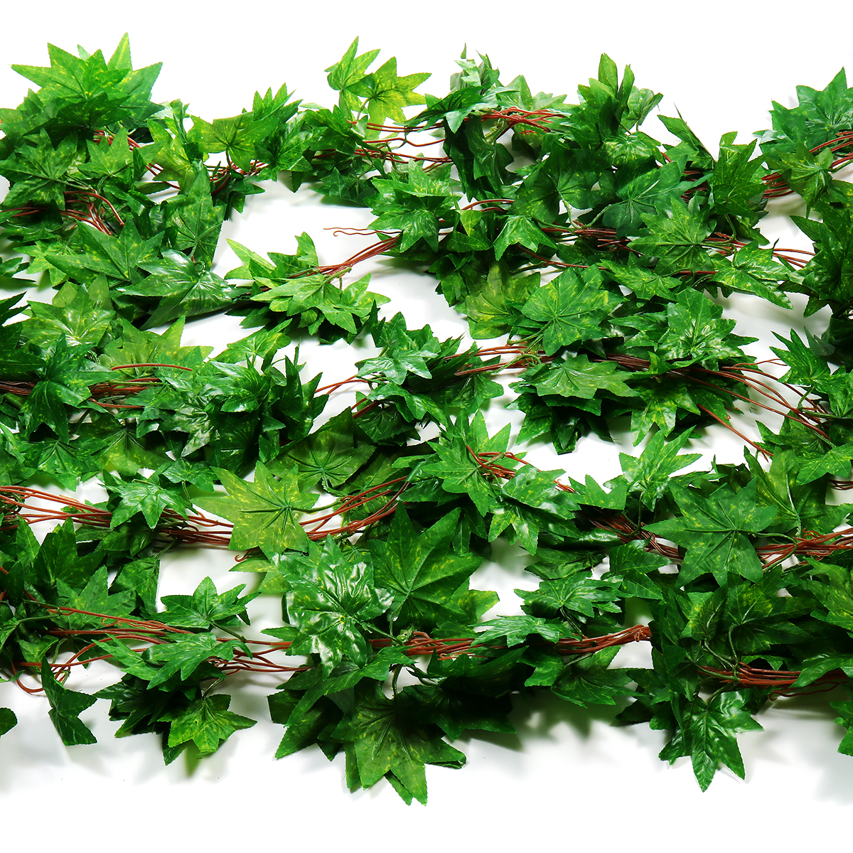 GreenRedMapleLeafArtificialVineGarlandFoliagePlantWeddingPartyDecor-1714788-3