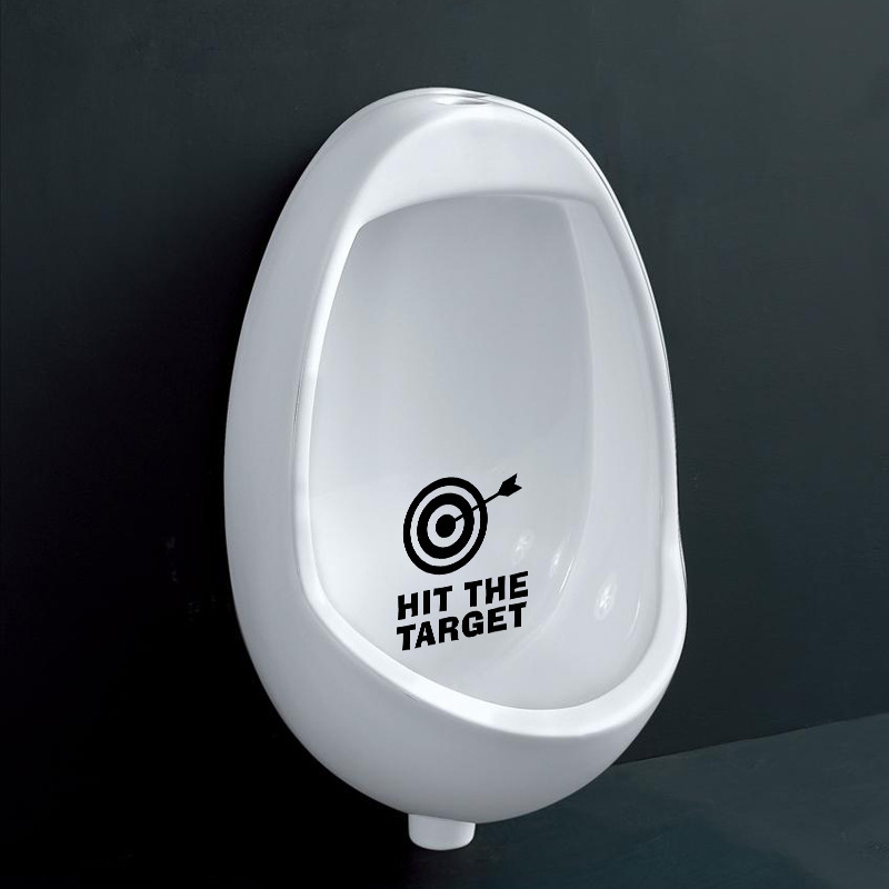 HonanaBC-577ToiletWallStickerBathoomDecorThinking15x13cmFunnyToiletEntrance-1203252-2