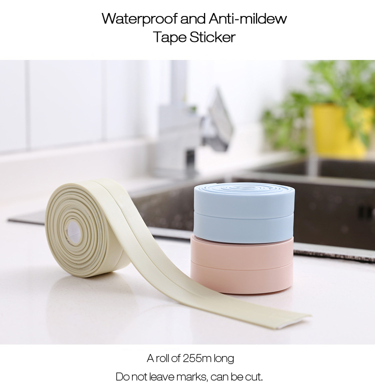 HonanaDX-121PVCGapAnti-foulingWaterproofStickerSealRingDust-proofKitchenToiletWallTape-1171883-1