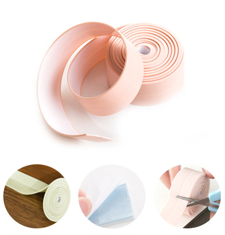 HonanaDX-121PVCGapAnti-foulingWaterproofStickerSealRingDust-proofKitchenToiletWallTape-1171883-2