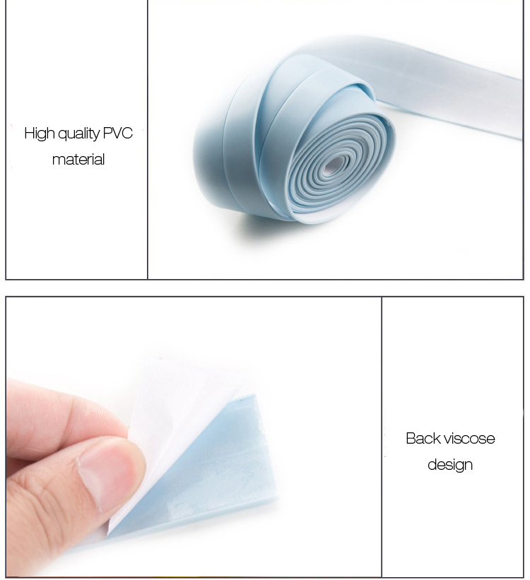 HonanaDX-121PVCGapAnti-foulingWaterproofStickerSealRingDust-proofKitchenToiletWallTape-1171883-5