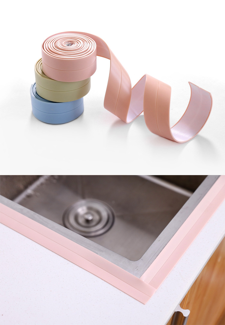 HonanaDX-121PVCGapAnti-foulingWaterproofStickerSealRingDust-proofKitchenToiletWallTape-1171883-6