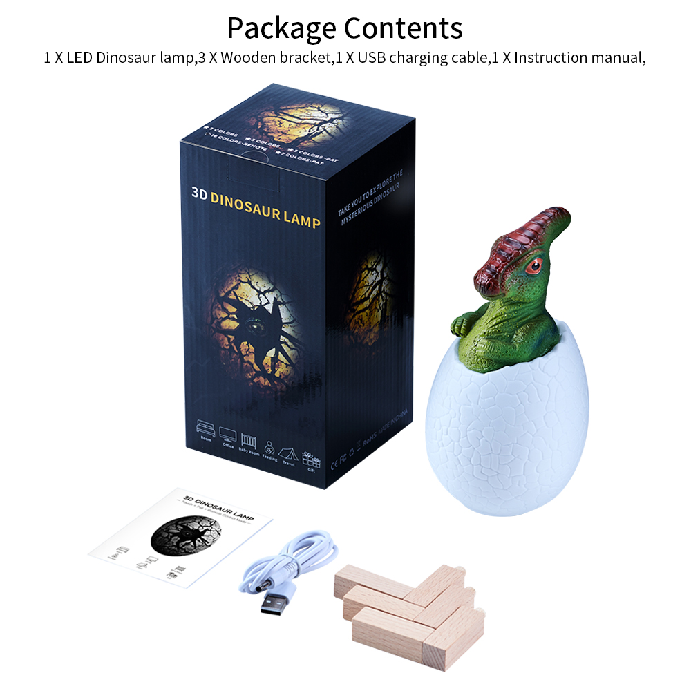 KL-02Decorative3DDeputyDinosaurEggSmartNightLightTouchSwitch3ColorsChangeLEDNightlightForChristmasGi-1601645-10