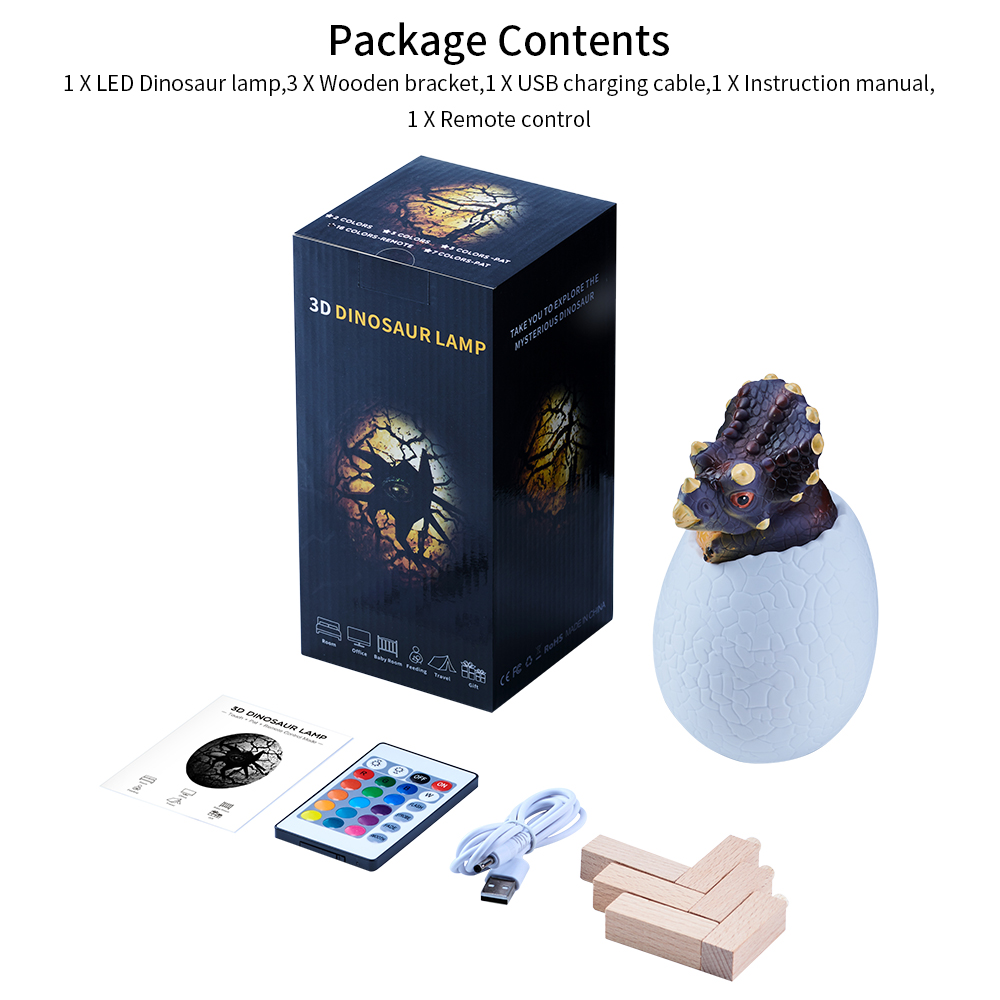 KL-02Decorative3DTriceratopsEggSmartNightLight16ColorsRemoteControlTouchSwitchLEDNightlightForChrist-1602064-12