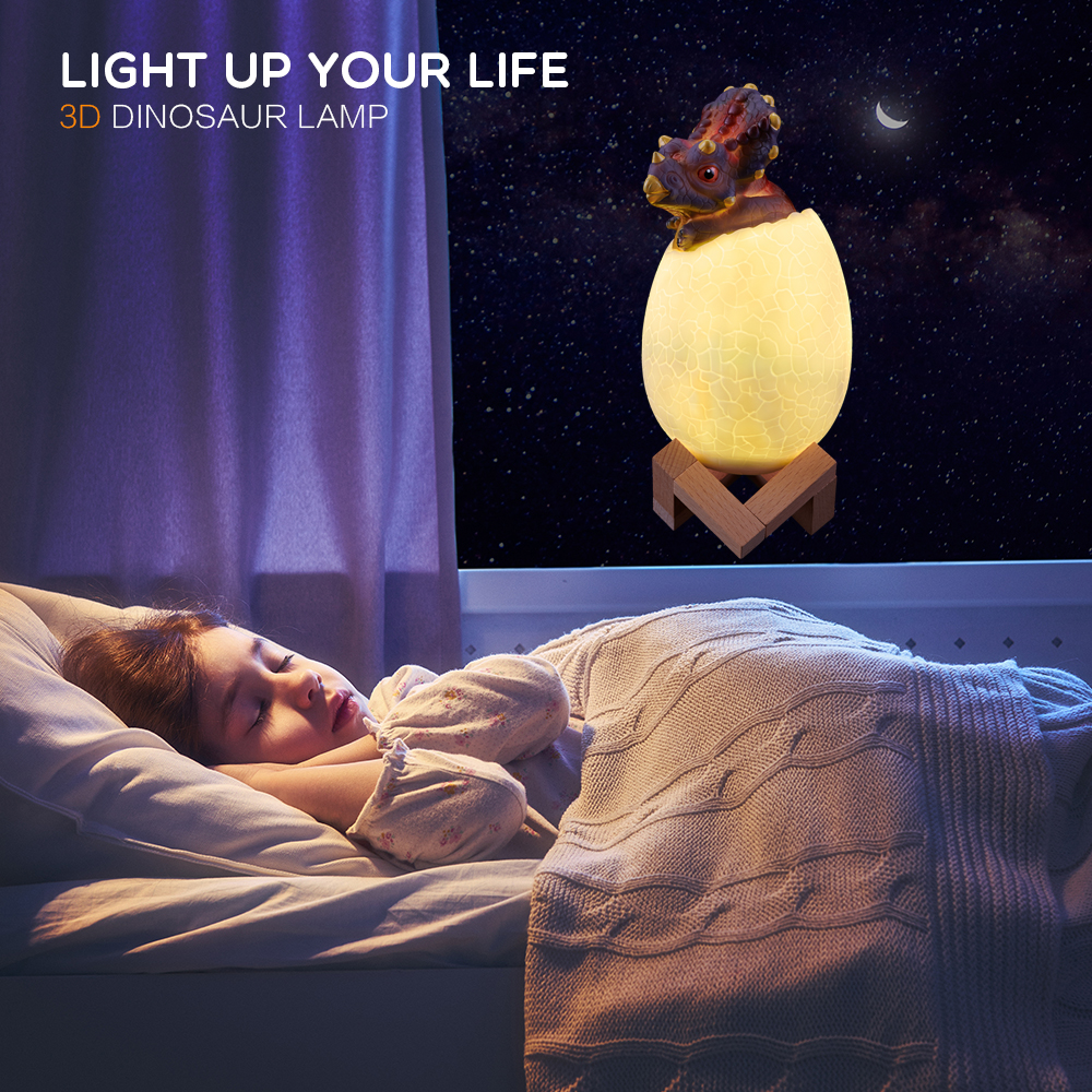 KL-02Decorative3DTriceratopsEggSmartNightLight16ColorsRemoteControlTouchSwitchLEDNightlightForChrist-1602064-4