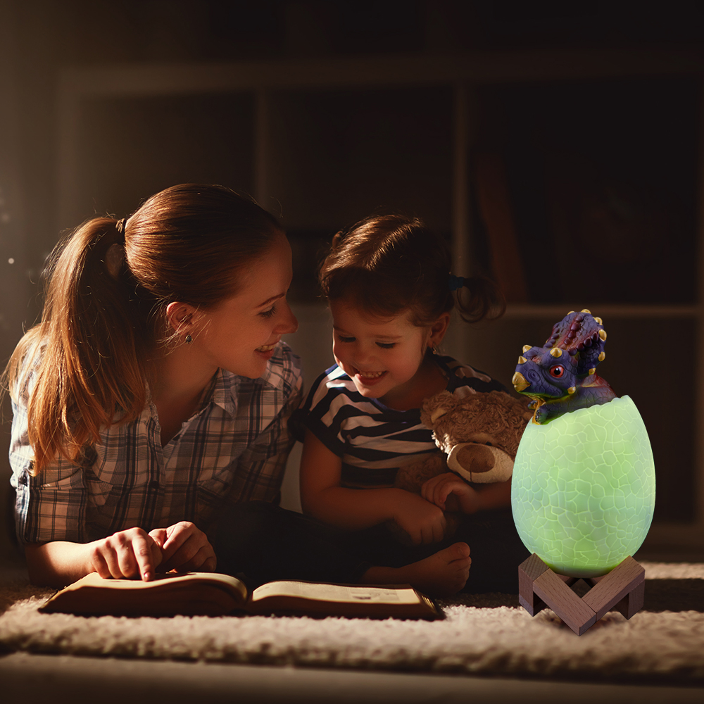 KL-02Decorative3DTriceratopsEggSmartNightLight16ColorsRemoteControlTouchSwitchLEDNightlightForChrist-1602064-6