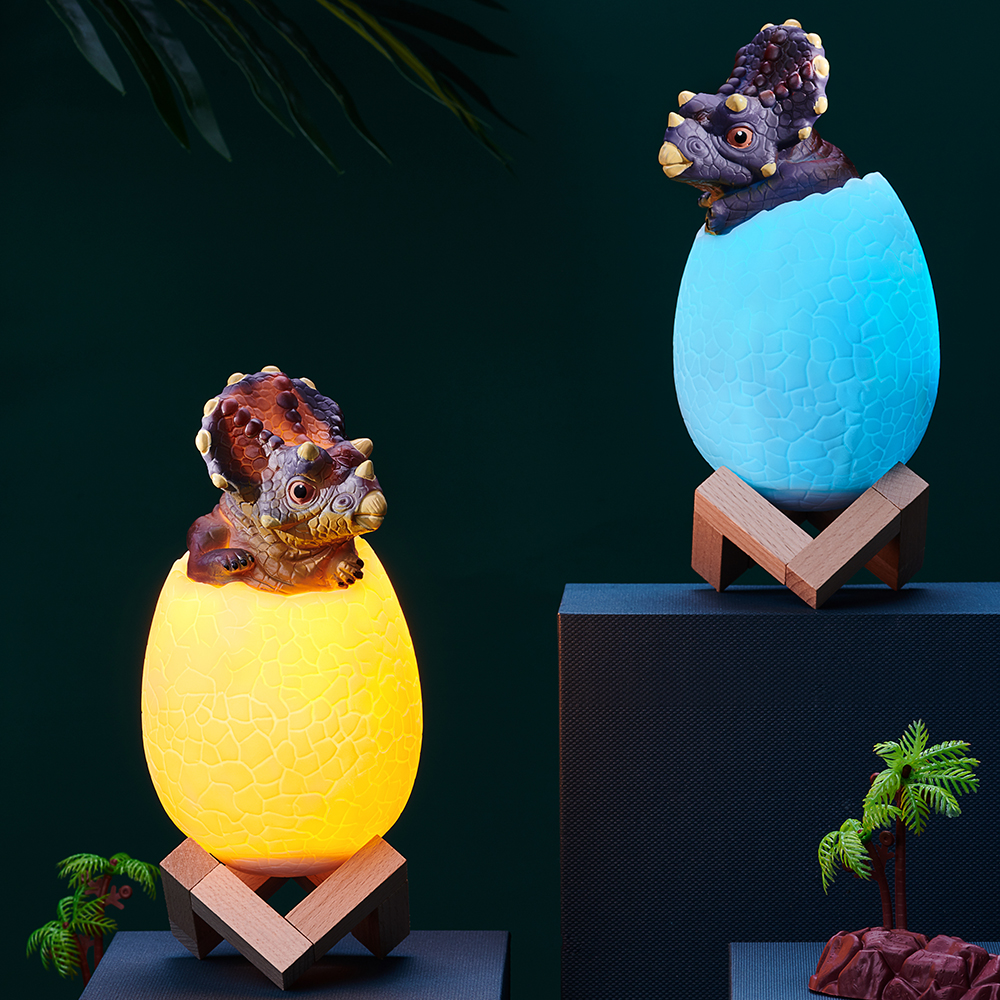 KL-02Decorative3DTriceratopsEggSmartNightLight16ColorsRemoteControlTouchSwitchLEDNightlightForChrist-1602064-8