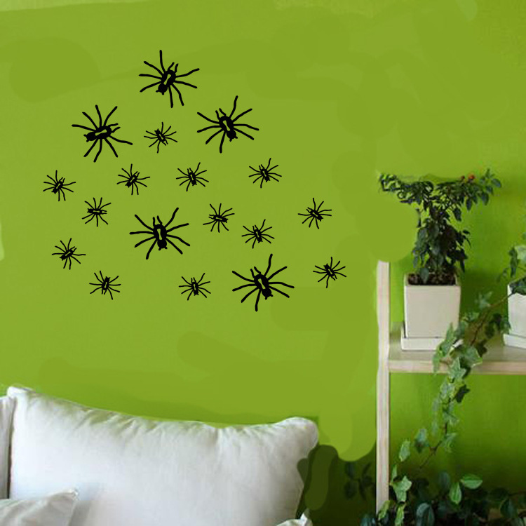 KST-5HalloweenPVCWallStickersSpiderLivingRoomBedroomDecorationWallStickers-1199337-1