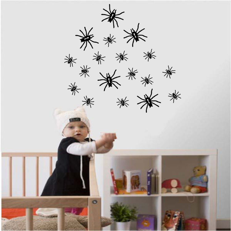 KST-5HalloweenPVCWallStickersSpiderLivingRoomBedroomDecorationWallStickers-1199337-3