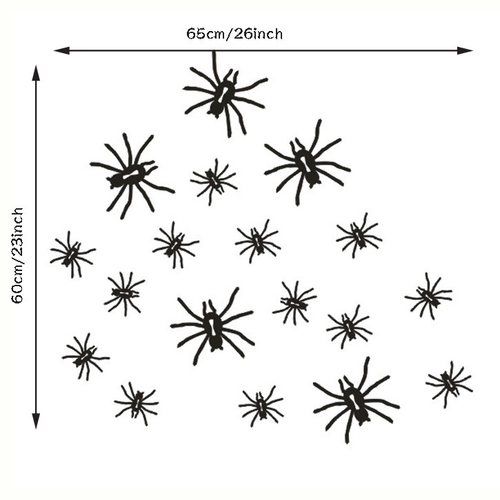KST-5HalloweenPVCWallStickersSpiderLivingRoomBedroomDecorationWallStickers-1199337-4