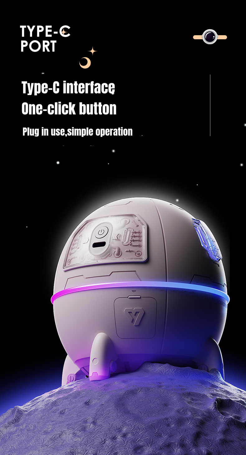 LEDAstronautAirHumidifier220mlWithNightLight1200mAhBatteryRechargeableHomeAromaoilDiffuserGiftforKid-1989662-10