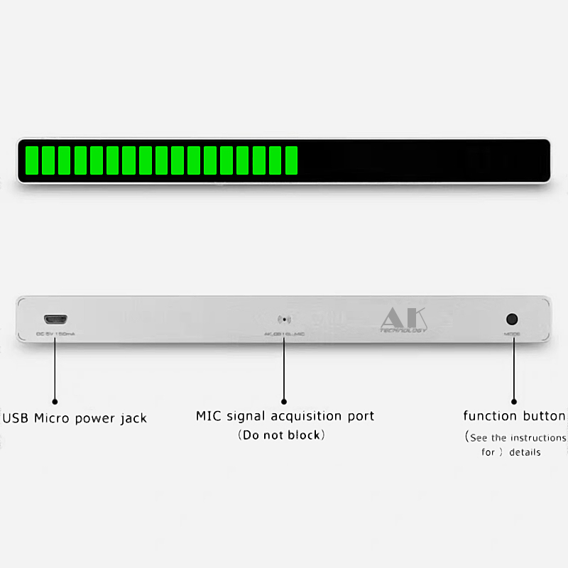 LEDLightInteriorAtmosphereLightRGBLEDStripLightWithUSBWirelessRemoteMusicControlwith8ModesforHomeDec-1829647-2