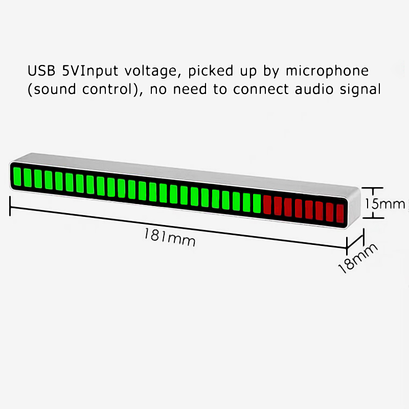 LEDLightInteriorAtmosphereLightRGBLEDStripLightWithUSBWirelessRemoteMusicControlwith8ModesforHomeDec-1829647-3