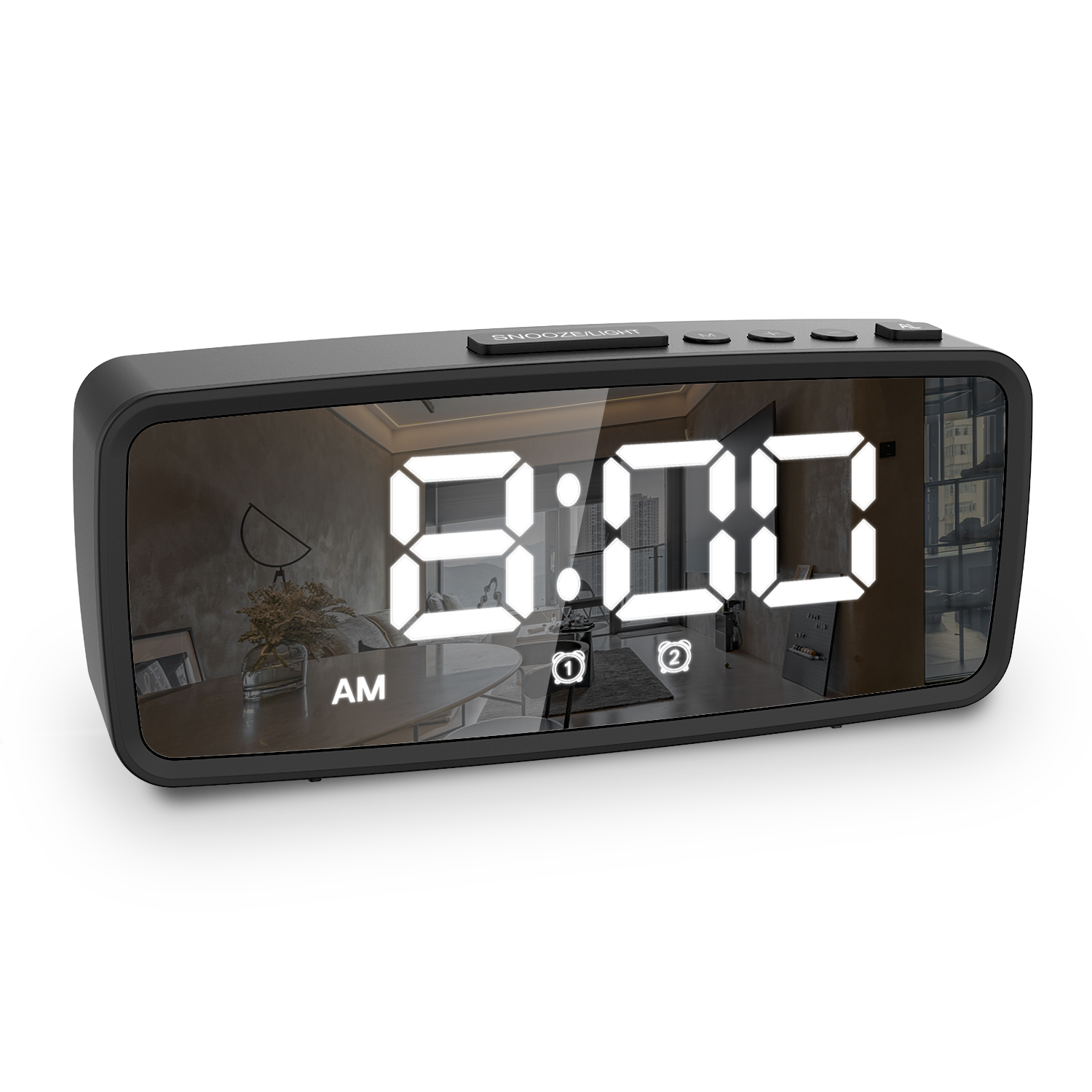 LEDMirrorDigitalAlarmClockSnoozeModeUSBRechargeable-1982150-2