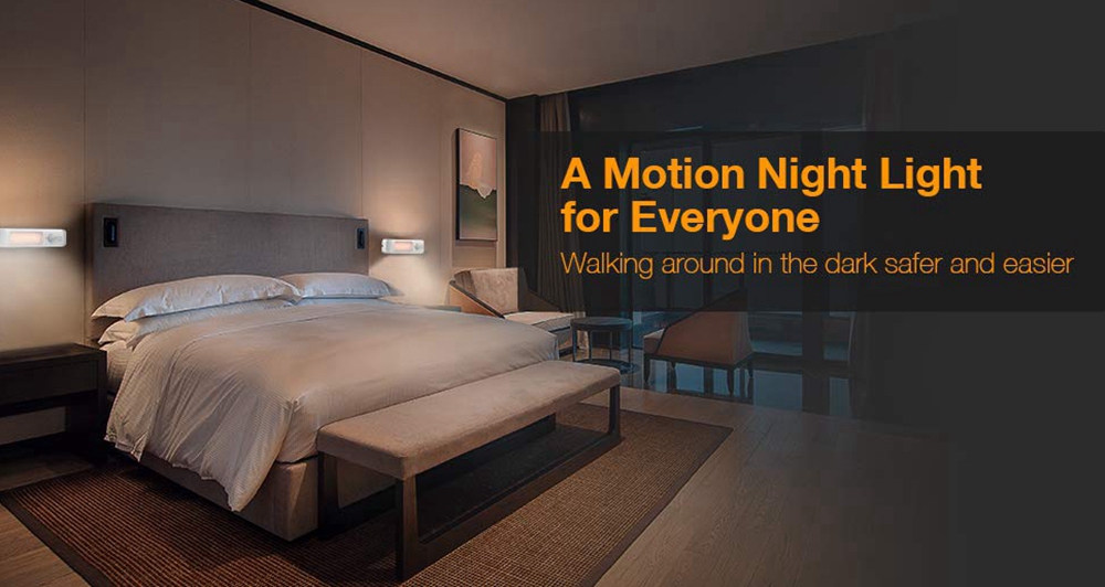 LUSTREONWirelessSmartPIRMotionSensorLEDCabinetNightLightBatteryPoweredforBedroomStair-1393544-2
