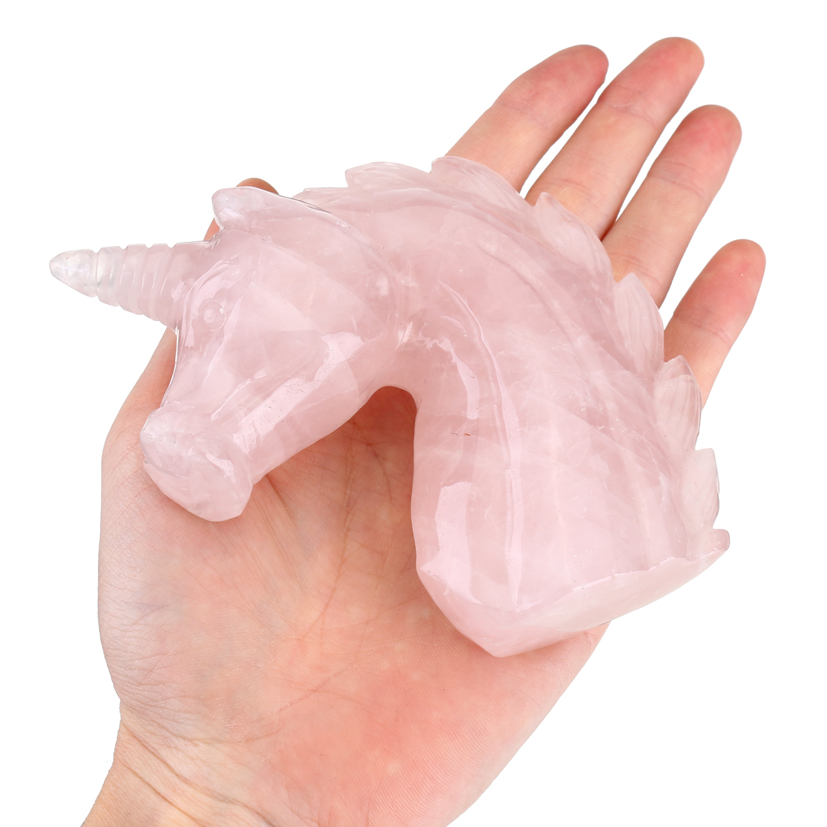 LargeNaturalPinkRoseGemstoneQuartzHandCarvedUnicornCrystalsReikiHealingStoneStatueDecoration-1558897-7