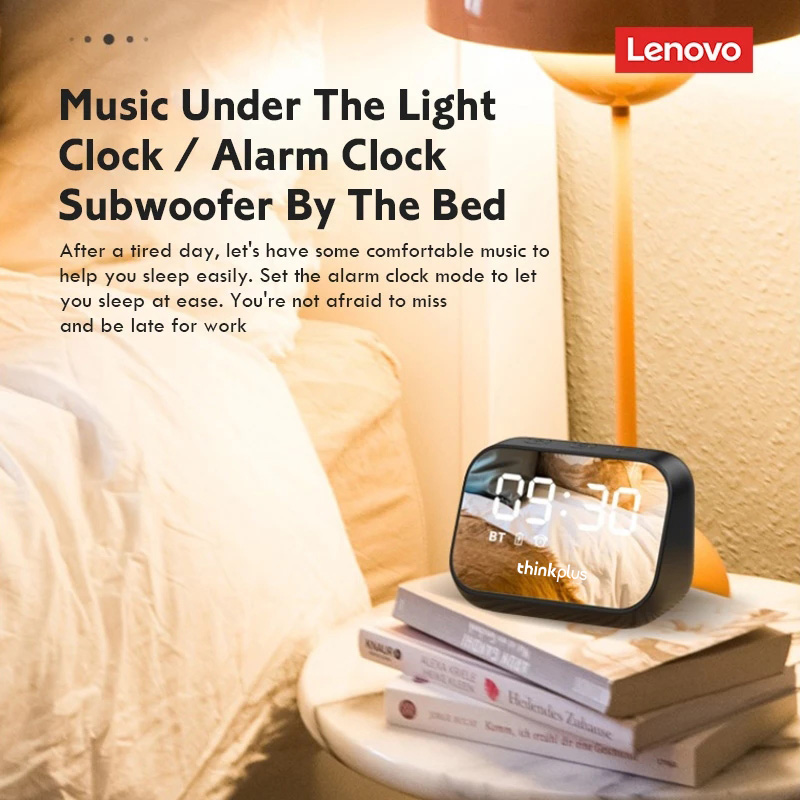 LenovothinkplusTS13SpeakerAlarmClockMirrorWirelessBluetoothSpeakerLEDDigitalStereoDesktop-1965747-10