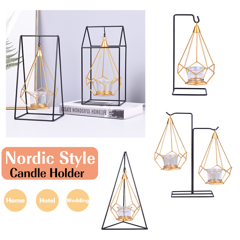 LuxuriousCandleHolderCandleStickDinnerTableRomanticWeddingCandlelight-1683326-6