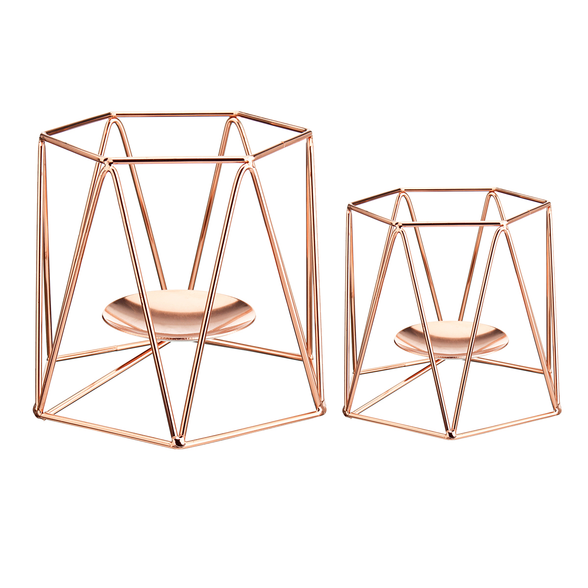 MetalCandleHoldersGeometricHexagonCandleHolderWeddingHomeDecorTabletopLantern-1637425-5