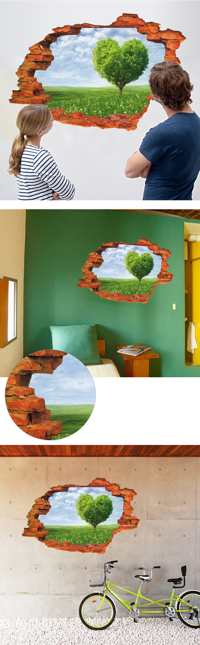 MiicoCreative3DLoveTreeSceneryBrokenWallRemovableHomeRoomDecorativeWallDecorSticker-1278478-1