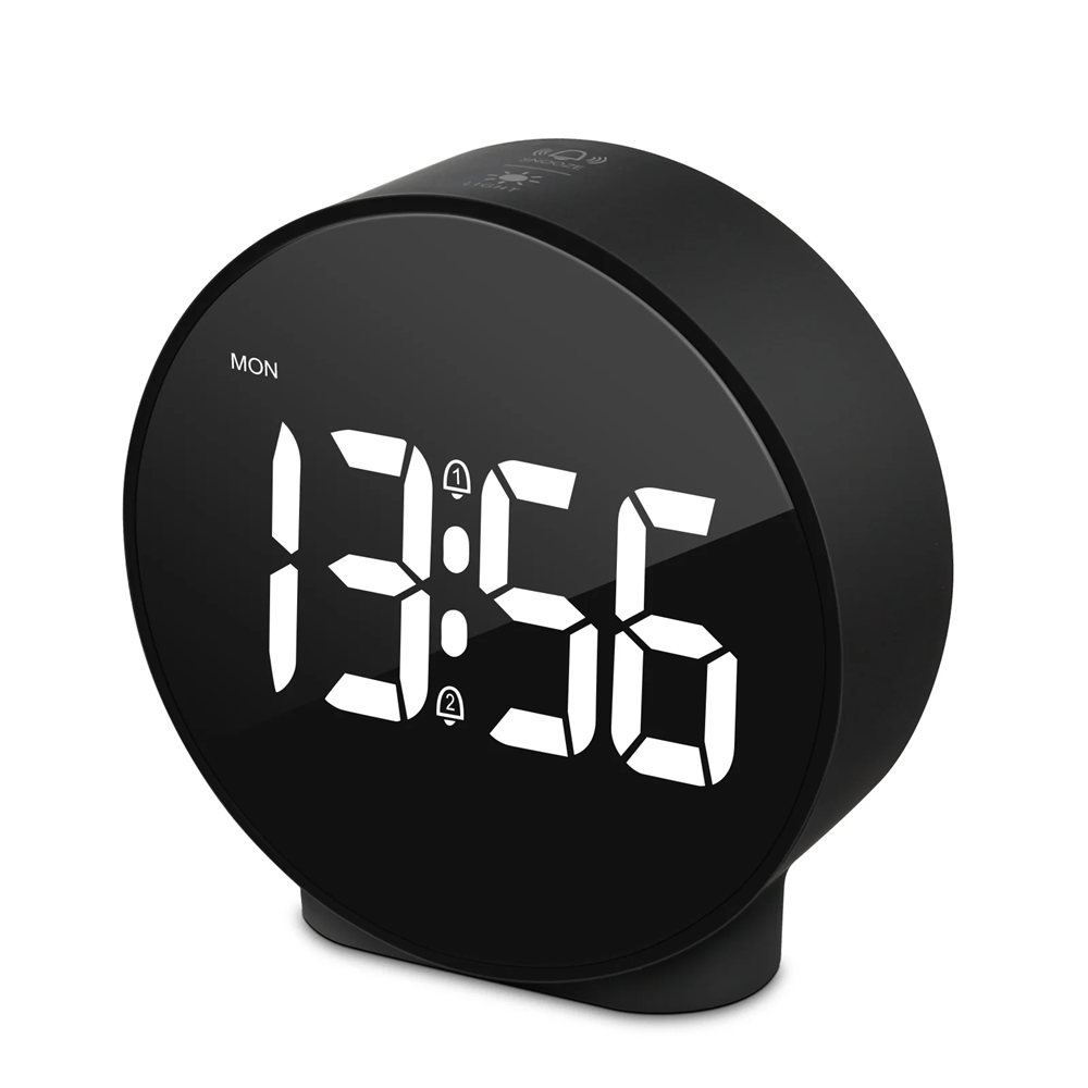 MultifunctionalCompactLEDDigitalAlarmClockwithDualAlarmSnooze1224HDisplayAdjustableBrightnessandDual-2012719-11