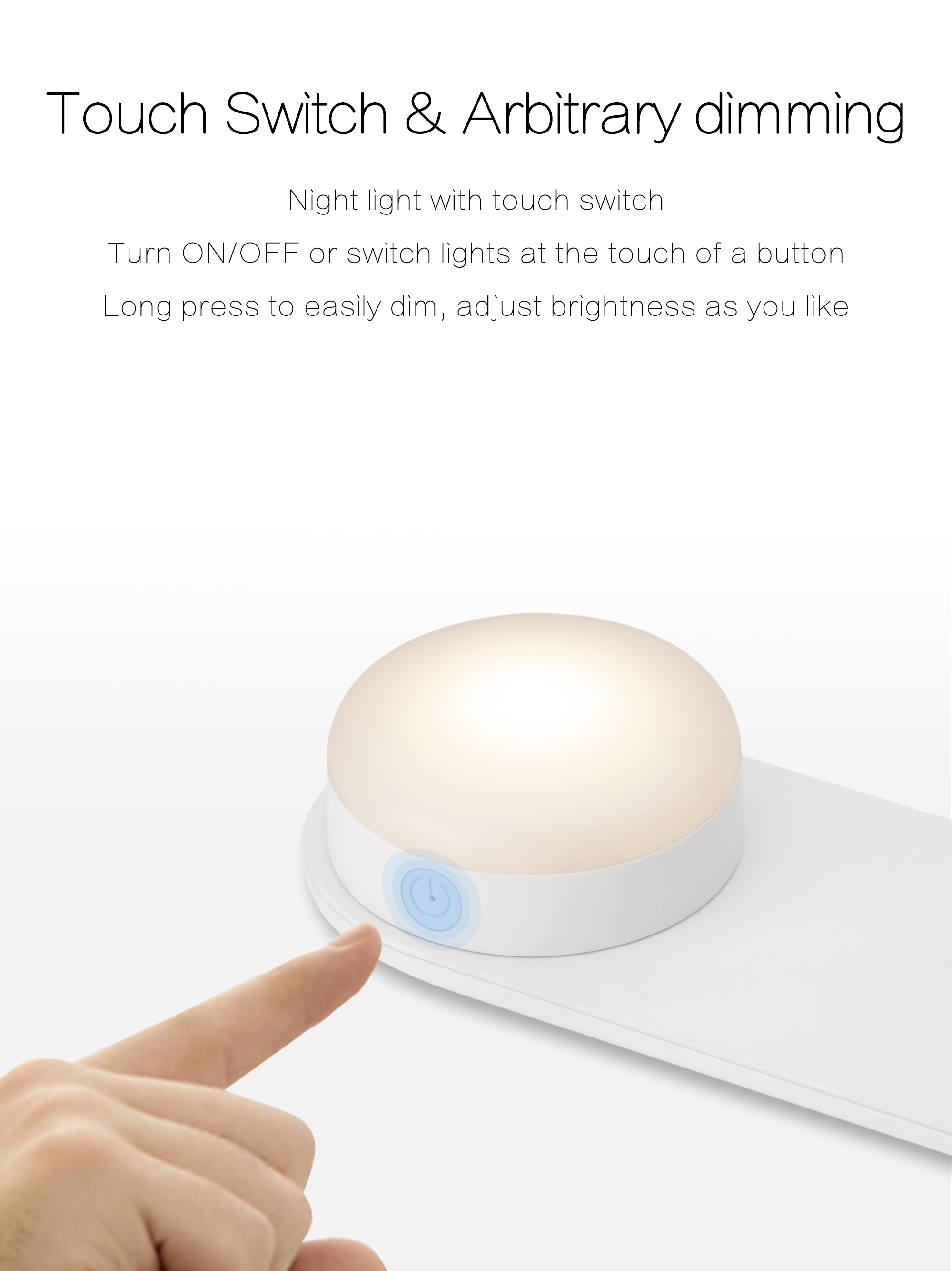 N1WirelessChargingNightlightLEDNightLightWirelessChargerPortableChargingLampBabyKidsBedside2700K5000-1612008-3