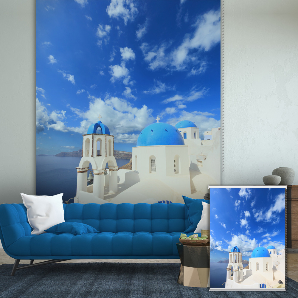 PAGMediterraneanRollerShuttersPrintPaintingRollerBlindBackgroundWallDecorWindowCurtain-1036318-2