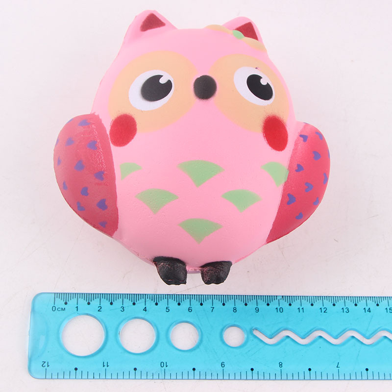 PUSimulationCutePinkOwlSquishyOfficeReliefToys-1230198-6