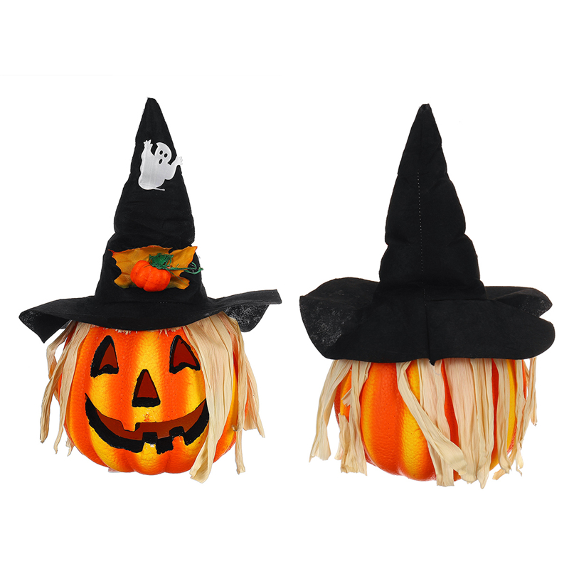 PumpkinLampHalloweenLightVintageLanternNightLightDecorationHomePartyIndoorToy-1588740-3