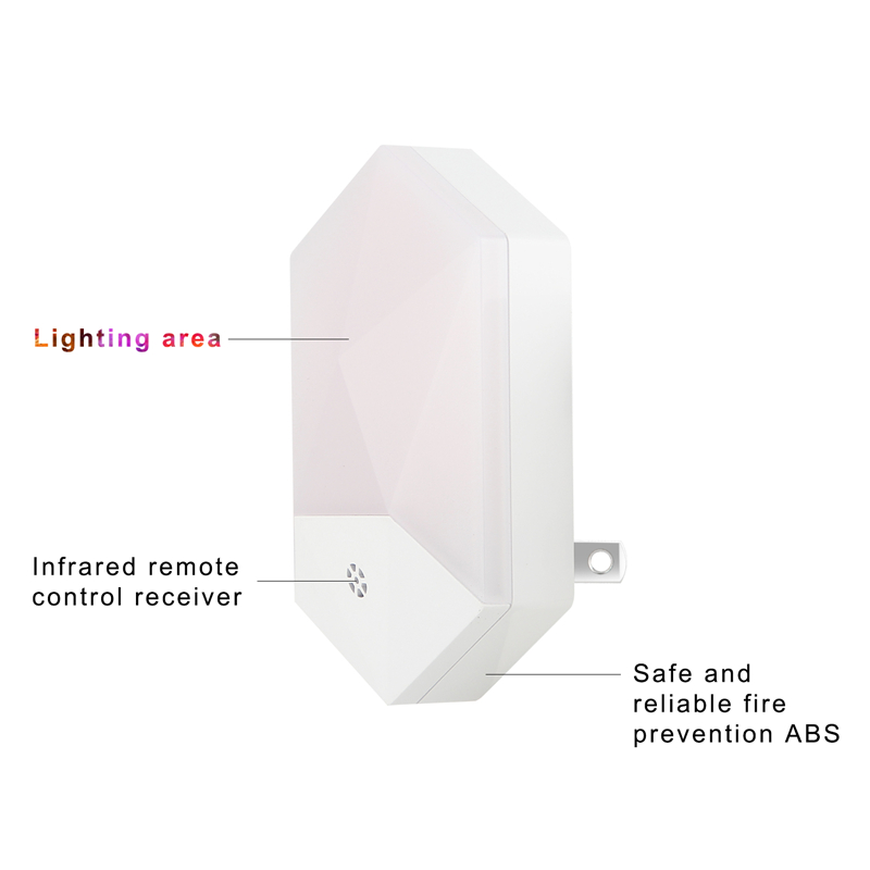 RGBLEDNightLightPluginWallDusktoDawnSensorRemoteControlStairCabinetLamp-1621512-4