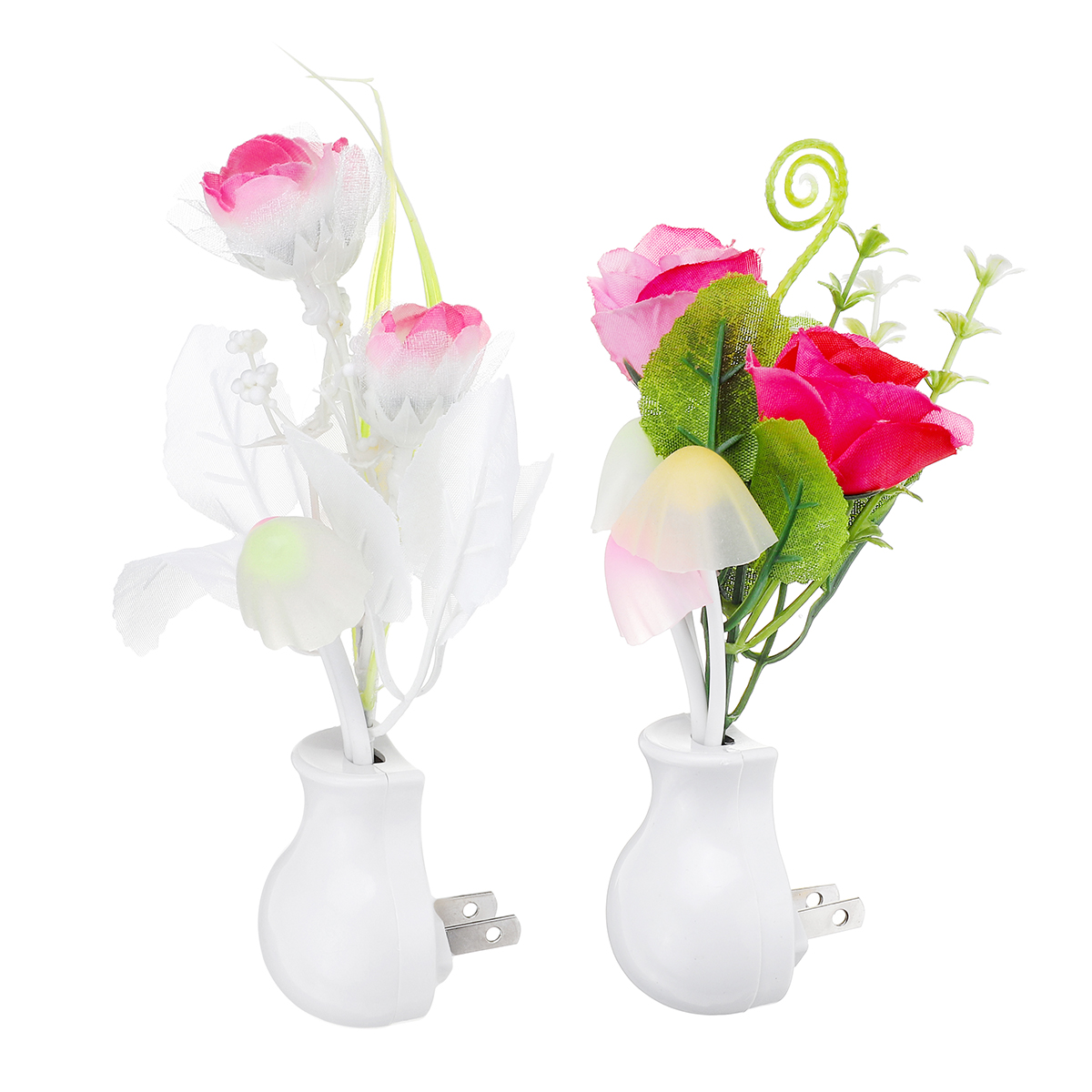 RomanticFlowerMushroomLEDNightLightSensorBabyBedLampDecorUSPlug-1691637-6