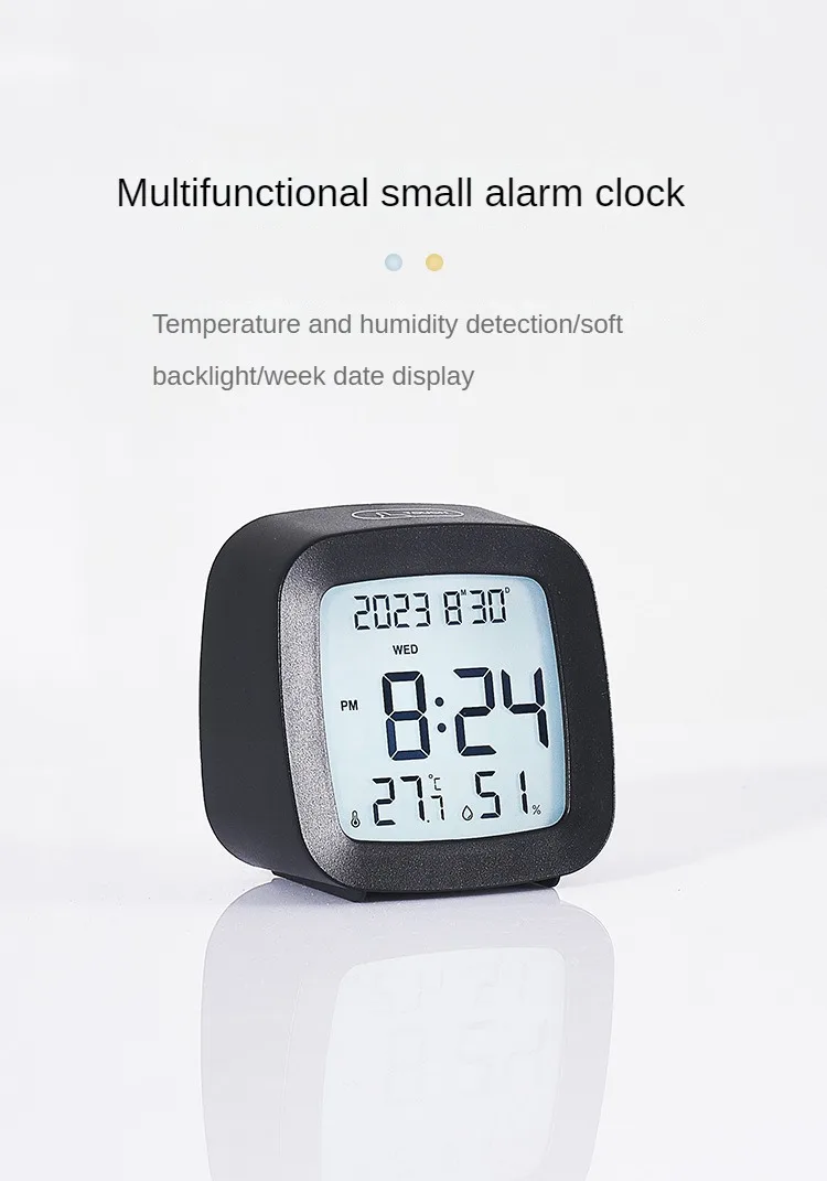 SimpleAlarmClockVoiceControlLightsTemperatureHumidityCalendarWeekDisplaySnoozeFunctionWithBacklightE-2006016-1