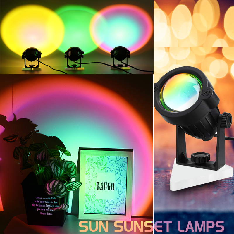 SunProjectionLampAnti-glareLEDNightLightRomanticVisualExperienceRainbowProjectorModernAtmosphereLigh-1851221-1