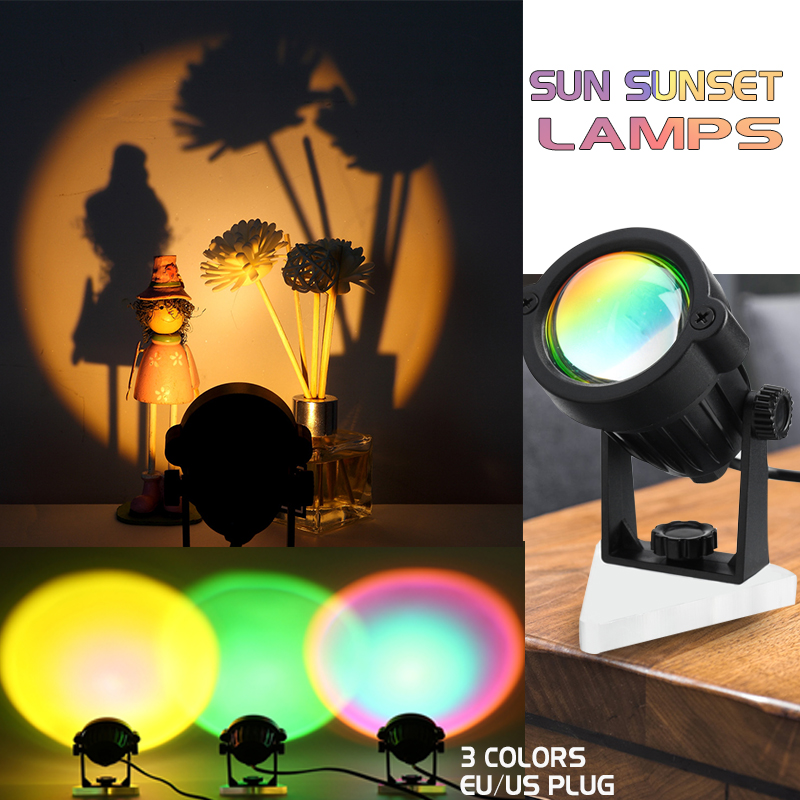 SunProjectionLampAnti-glareLEDNightLightRomanticVisualExperienceRainbowProjectorModernAtmosphereLigh-1851221-2