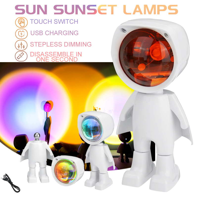 SunSunsetLEDLightRainbowProjectionDeskLampHomeDecorUSBNightLight-1830297-2