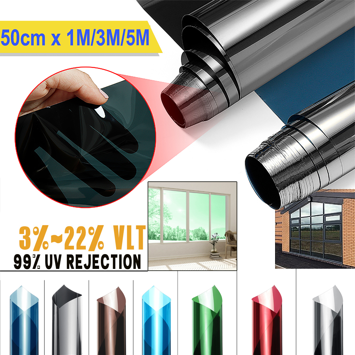 WaterproofWindowFilmOneWayMirrorSilverInsulationStickersUVRejectionPrivacyTintFilmsHomeDecoration-1809488-1