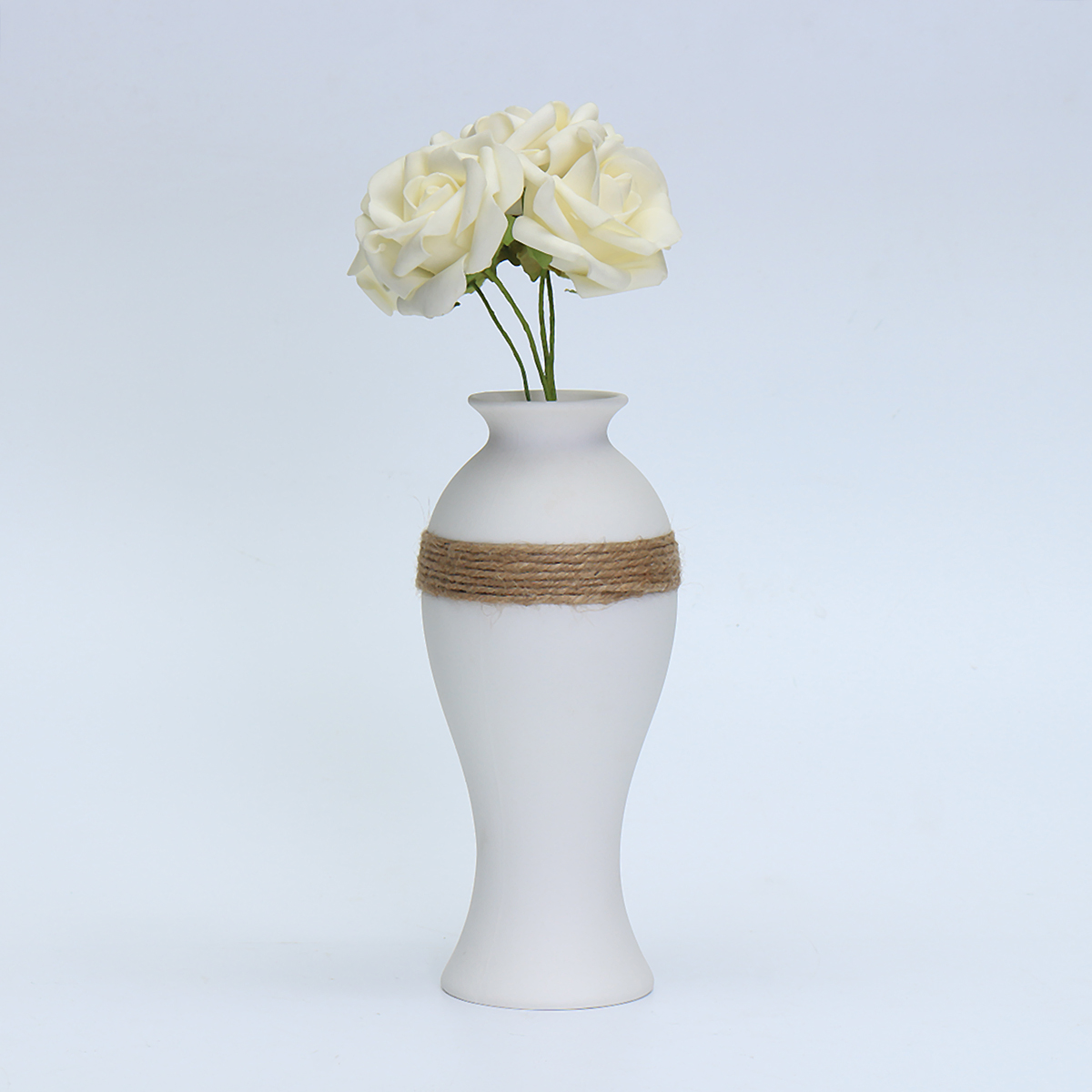 WhiteCreativeModernCeramicFlowerVaseHandmadeFlowersBouquetVaseHomeDecor-1174152-9