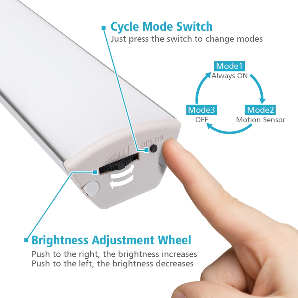 WirelessUSBRechargeable88LEDPIRMotionSensorClosetLightUnderCabinetLight-1405030-5