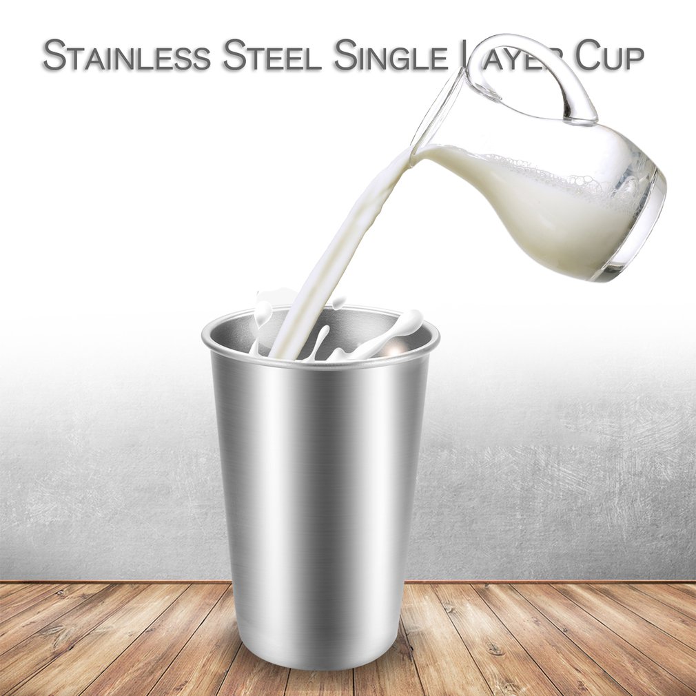 304StainlessSteelCupMugSingleLayerCupDrinkCupMilkCup500mlHomeKitchenDrinkwareWaterCup-1463532-2