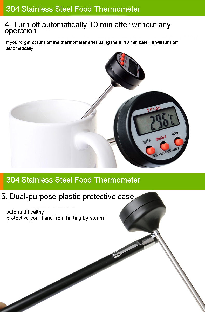 304StainlessSteelFoodBBQProbeThermometerBarbecueMeatThermometerKitchenMeasuringTool-1045708-4