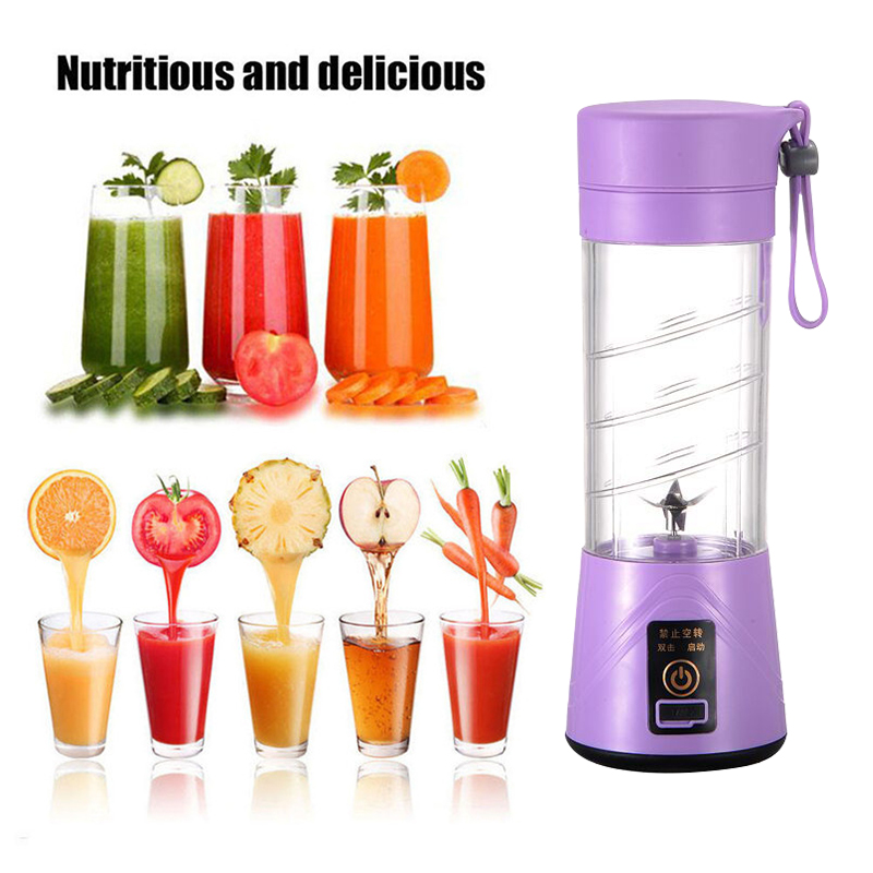 400mlPortableUSBElectricFruitJuicerSmoothieMakerBottleVegetablesJuice-1830525-5