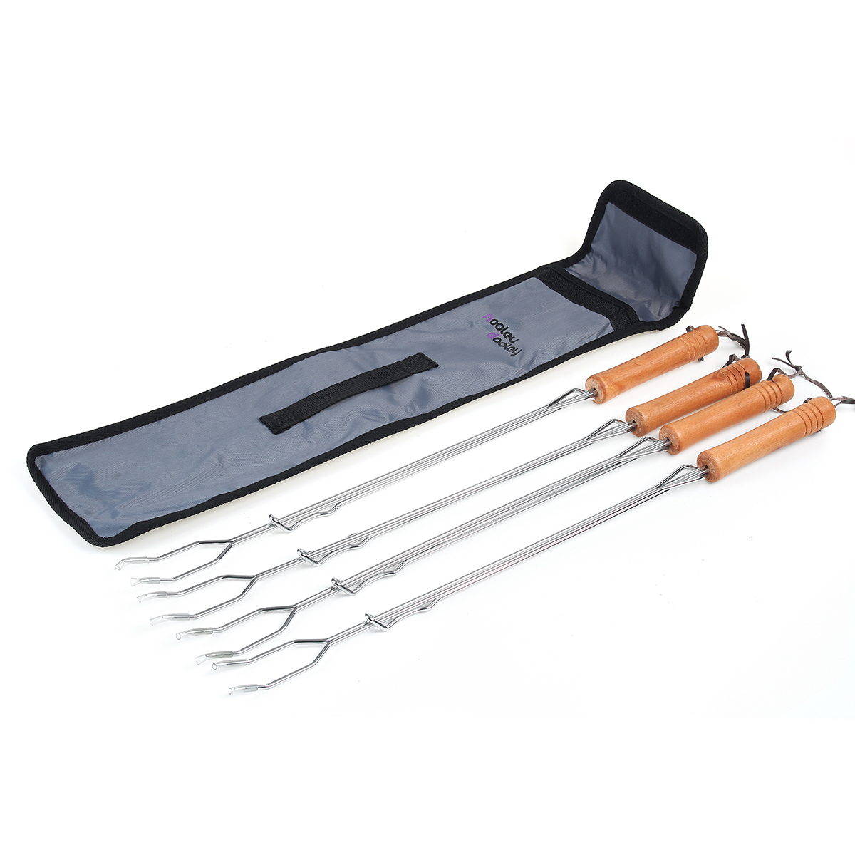 4pcssetBBQStainlessSteelTelescopicBarbecueForksOutdoorBarbecueTools-1812527-4