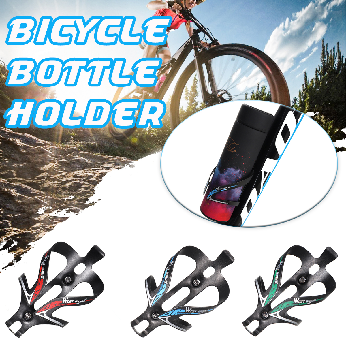 BicycleDrinkWaterBottleHolderCyclingSportsBikeAluminumAlloyRackCages-1790721-1