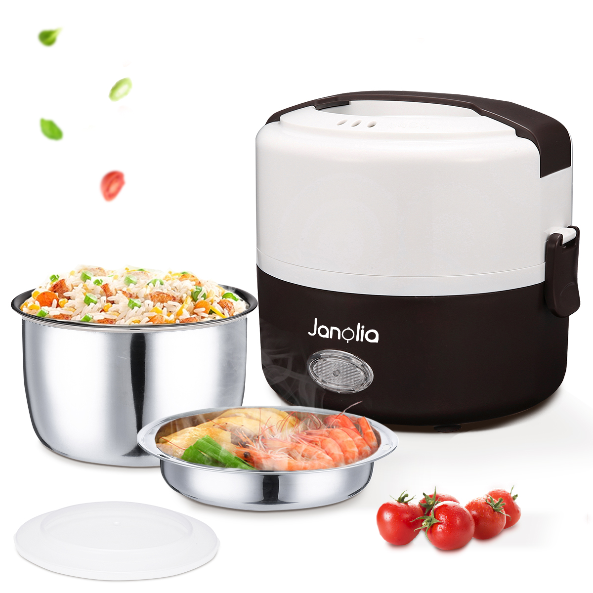 Janolia13L200WPortableElectricLunchBoxFoodWarmerwithRemovableStainlessSteelContainerElectricHeatingB-1995896-2