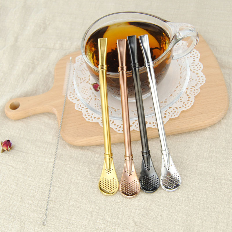 KC-STR153in1MultifunctionStainlessSteelFilteringDrinkStrawTeaSpoonTeaFilterMilks-1176924-1