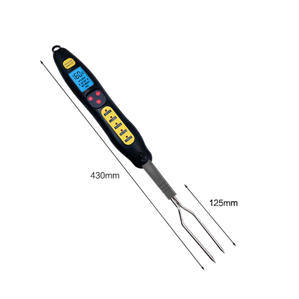 KCH-205DigitalFoodThermometerElectricWirelessMeatThermometerKitchenCookingThermometerBBQStainlessFor-1253096-7