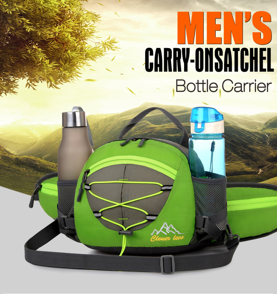 LingfengMultifunctionBottleCarrierPortableKitchenStorageBagDoubleBottleCellPicnicWaist-1155506-1