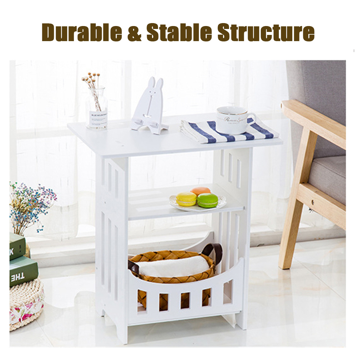 ModernSimpleSideTableEasytoassembleInstallationStablePowerfulStorageCapacityCoffeeTable-1853291-15