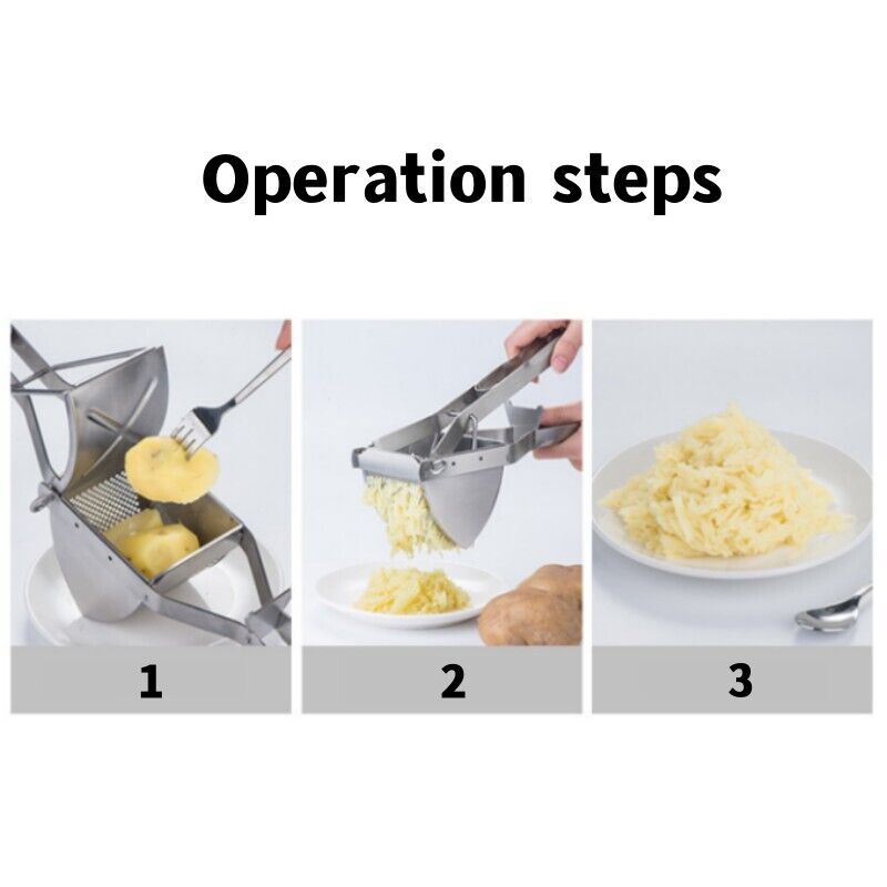 StainlessSteelPotatoMasherJuicerManualHeavyDutyMudPressMasherMulti-purposeFruitLemonJuicer-2004701-3