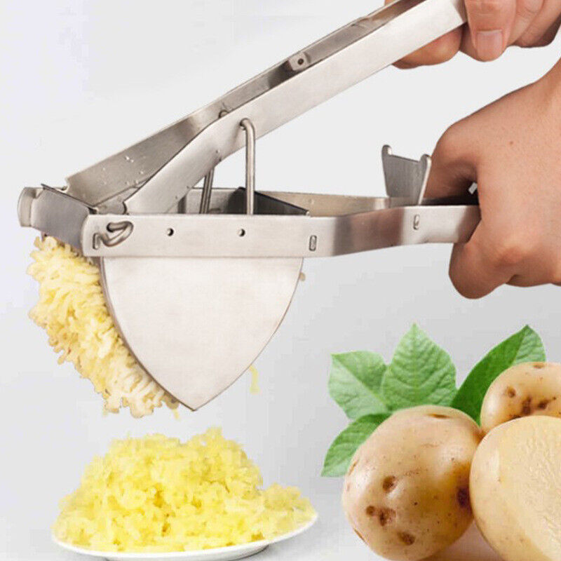 StainlessSteelPotatoMasherJuicerManualHeavyDutyMudPressMasherMulti-purposeFruitLemonJuicer-2004701-9